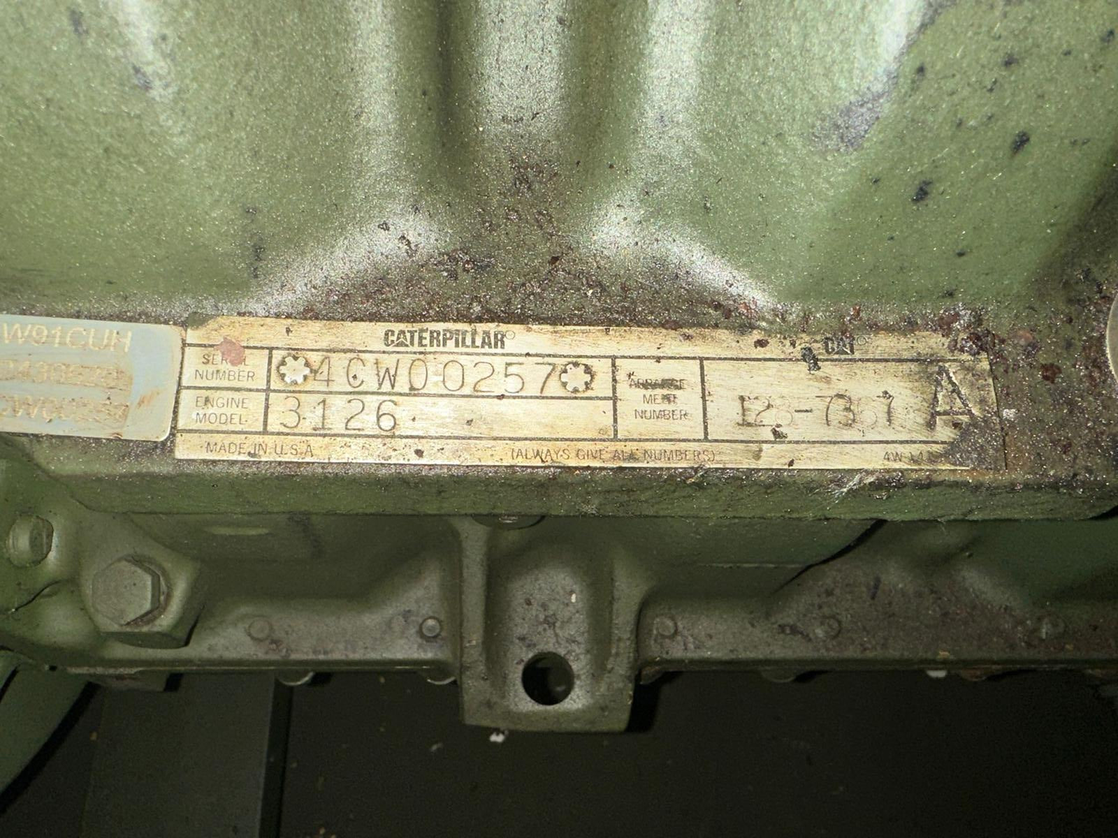 motore Caterpillar 3126 - Ottime condizioni